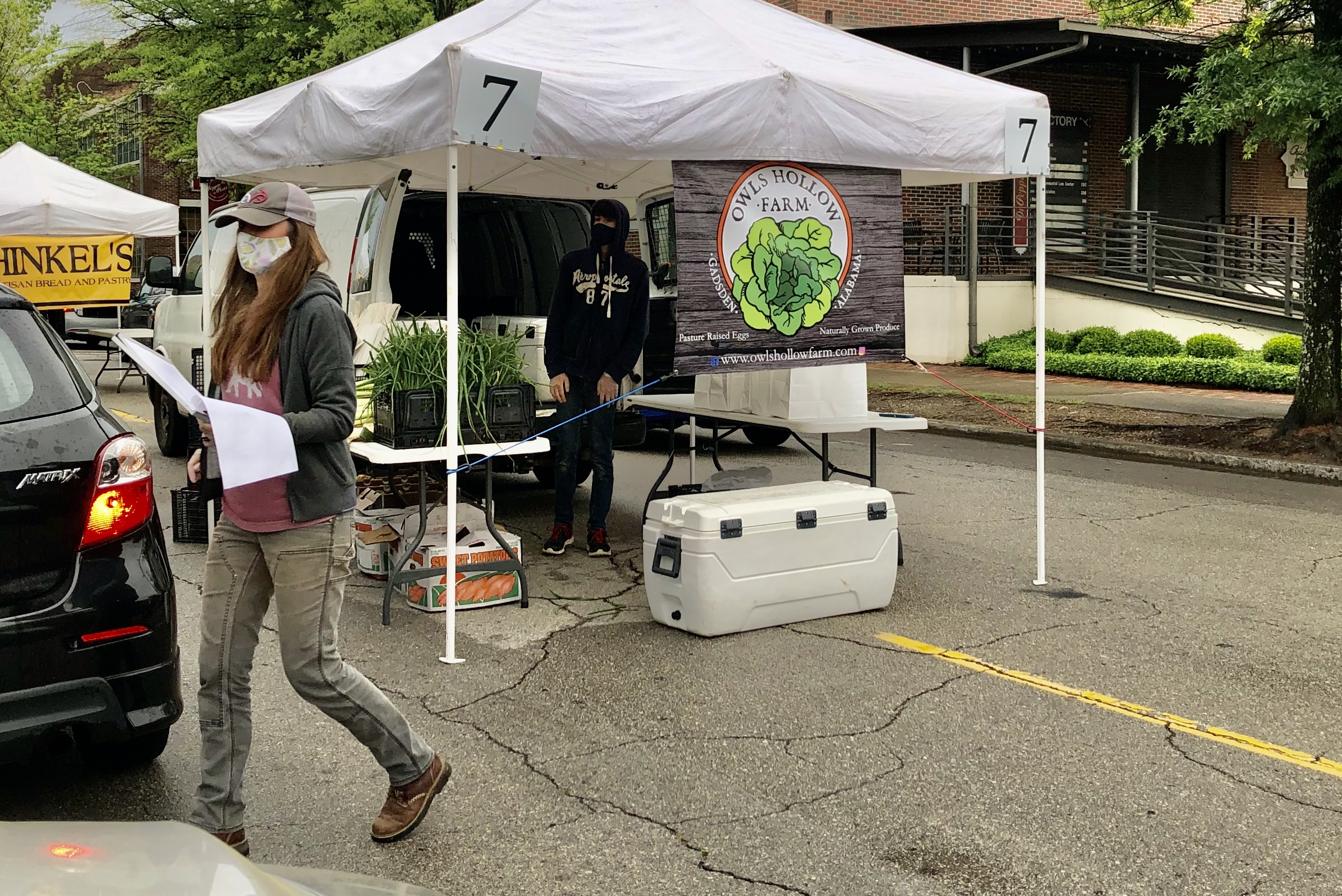 Drive up farmers markets in Birmingham Market at Pepper Place