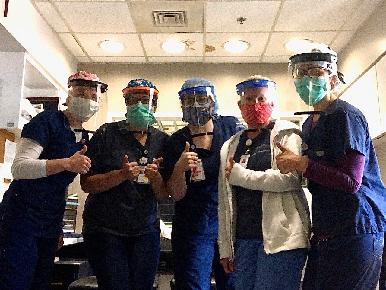 nursesfaceshields See how Birmingham students are supplying healthcare workers with face shields