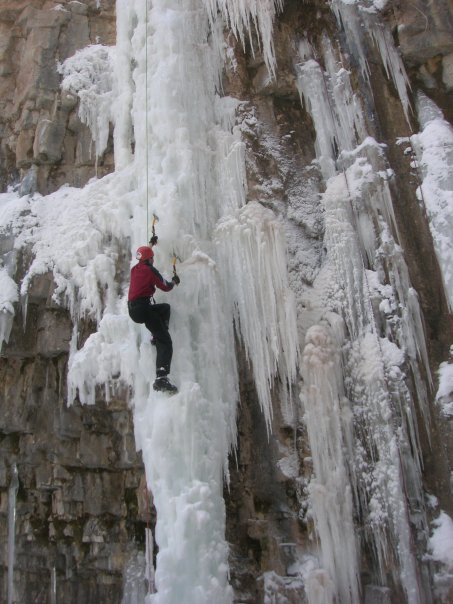 Spence Henderson ice climbing 