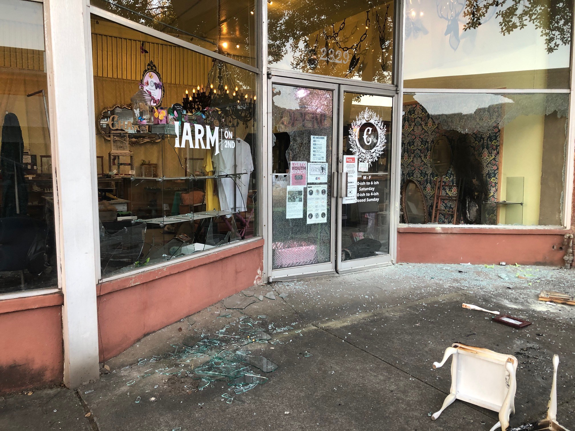 Bham riots 6 2 Birmingham Business Relief Fund helps small storefronts damaged on Sunday night