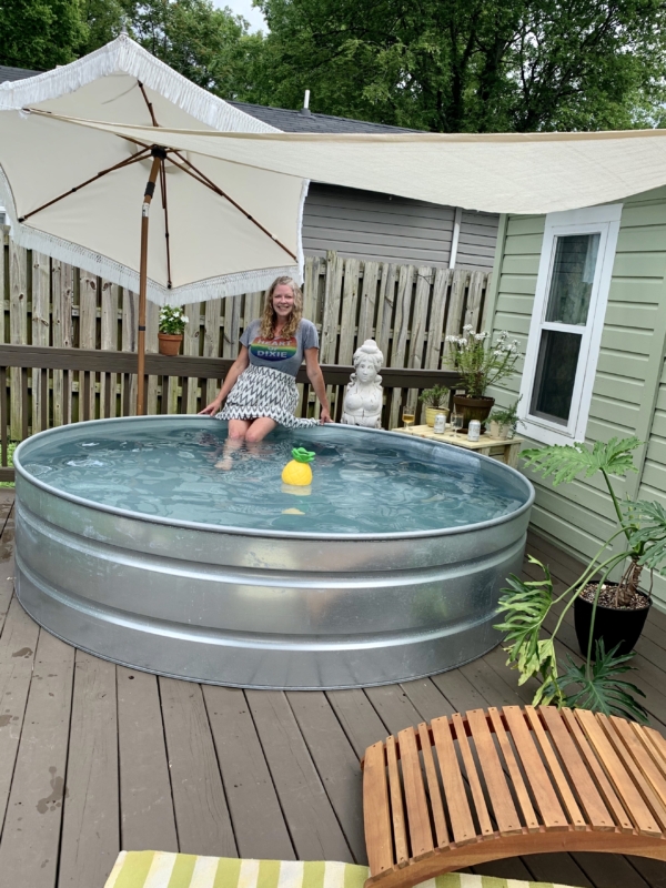 Local trend setters install stock tank pools. [Photos]