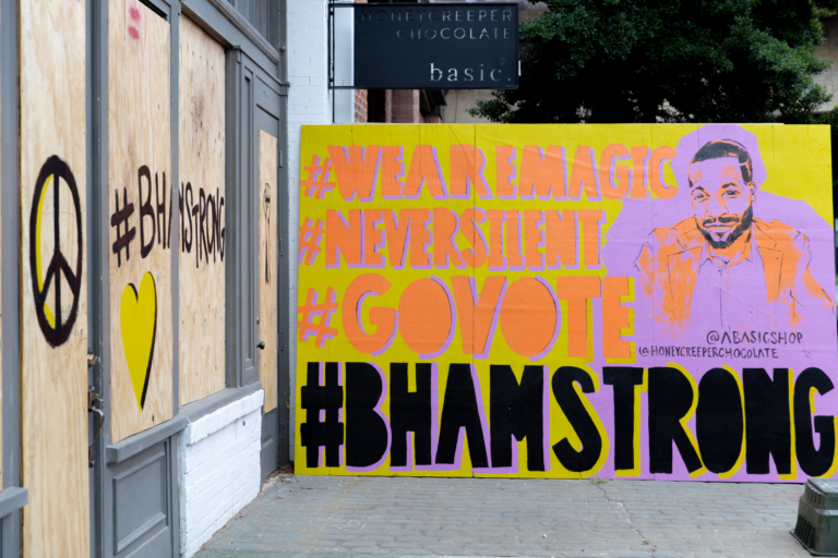 MURAL PHOTOS: How Birmingham businesses + artists are using art to express solidarity for change