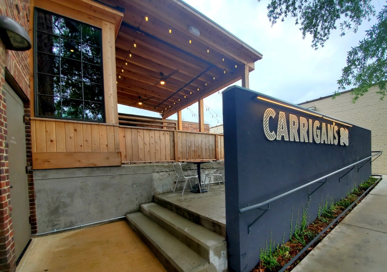 carrigans entrance Treat yo' self at these Birmingham wine bars with patios
