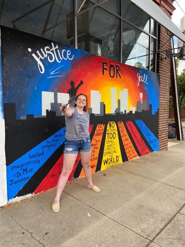mural on 2nd avenue MURAL PHOTOS: How Birmingham businesses + artists are using art to express solidarity for change