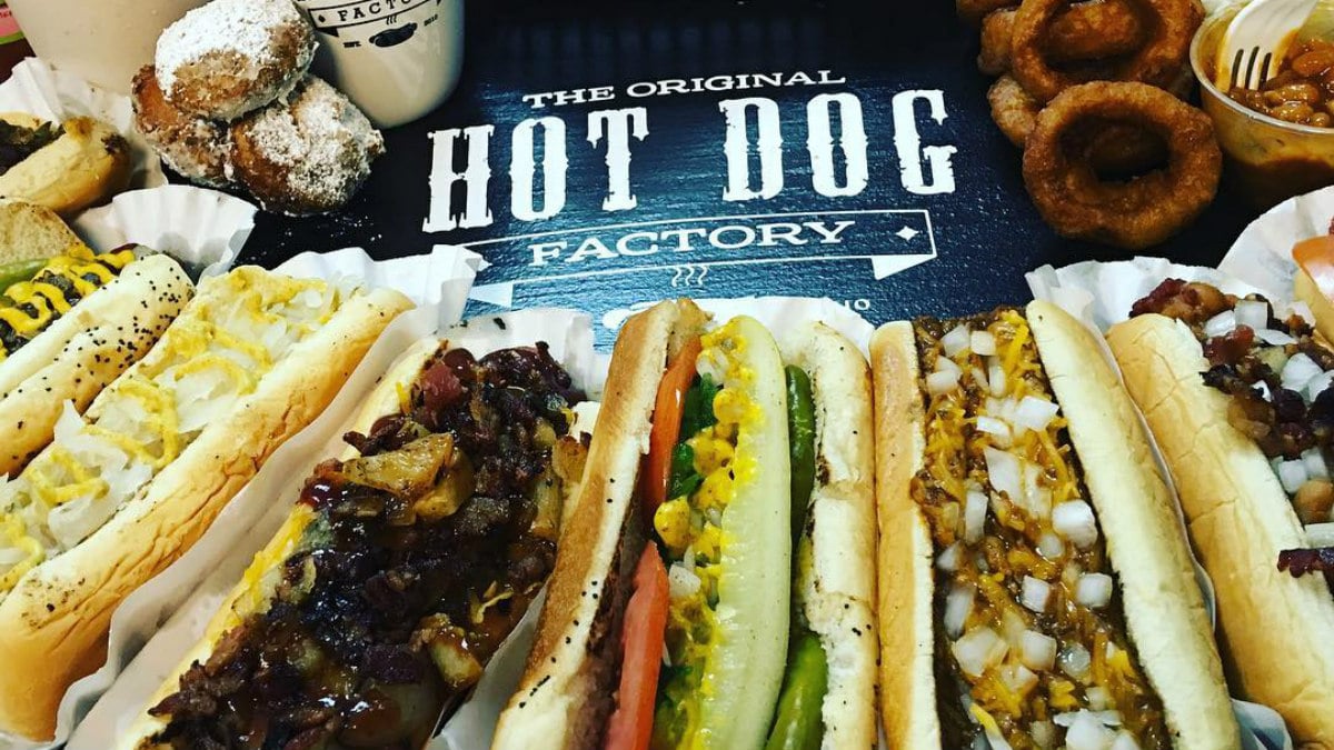 Original Hot Dog Factory food - soon opening in Center Point