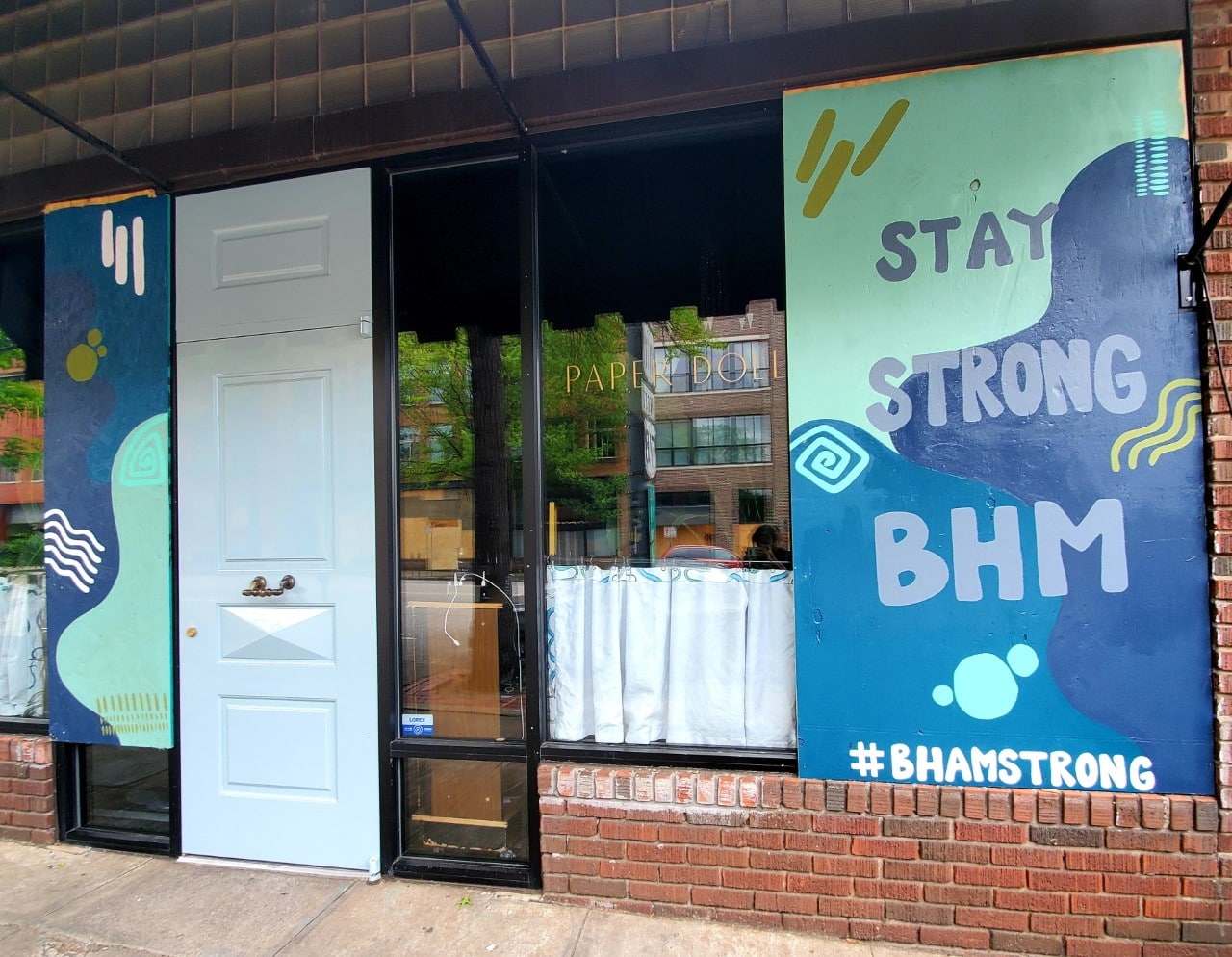 paper doll mural MURAL PHOTOS: How Birmingham businesses + artists are using art to express solidarity for change