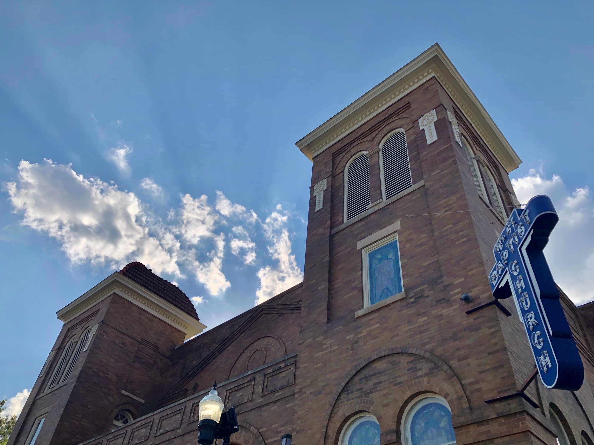 16th Street Baptist Church sky New exhibits coming to 16th Street Baptist Church, plus update on the Civil Rights National Monument
