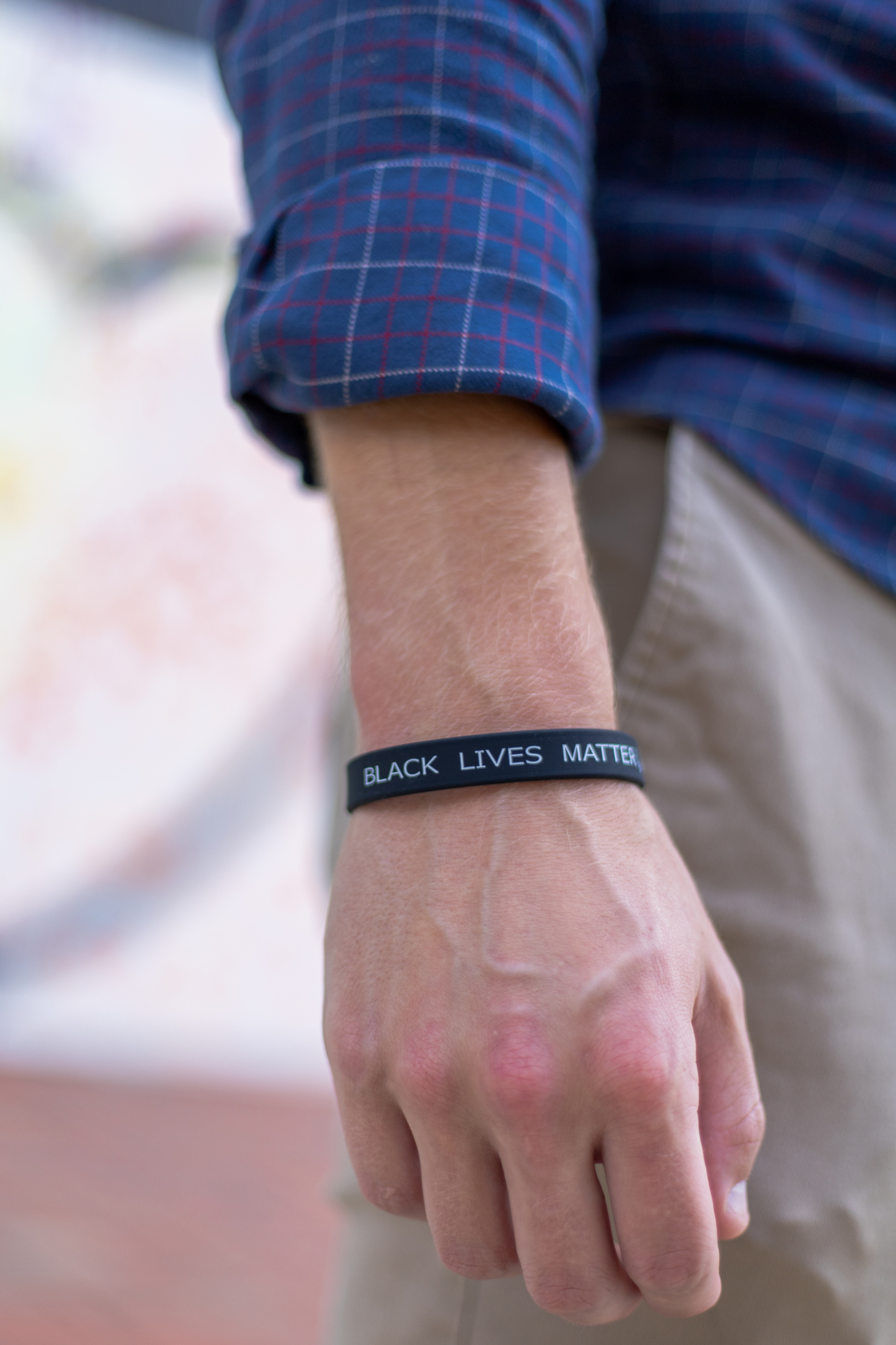 Linq 5691 Local tech startup launches $5 smart bracelet to share Black Lives Matter resources