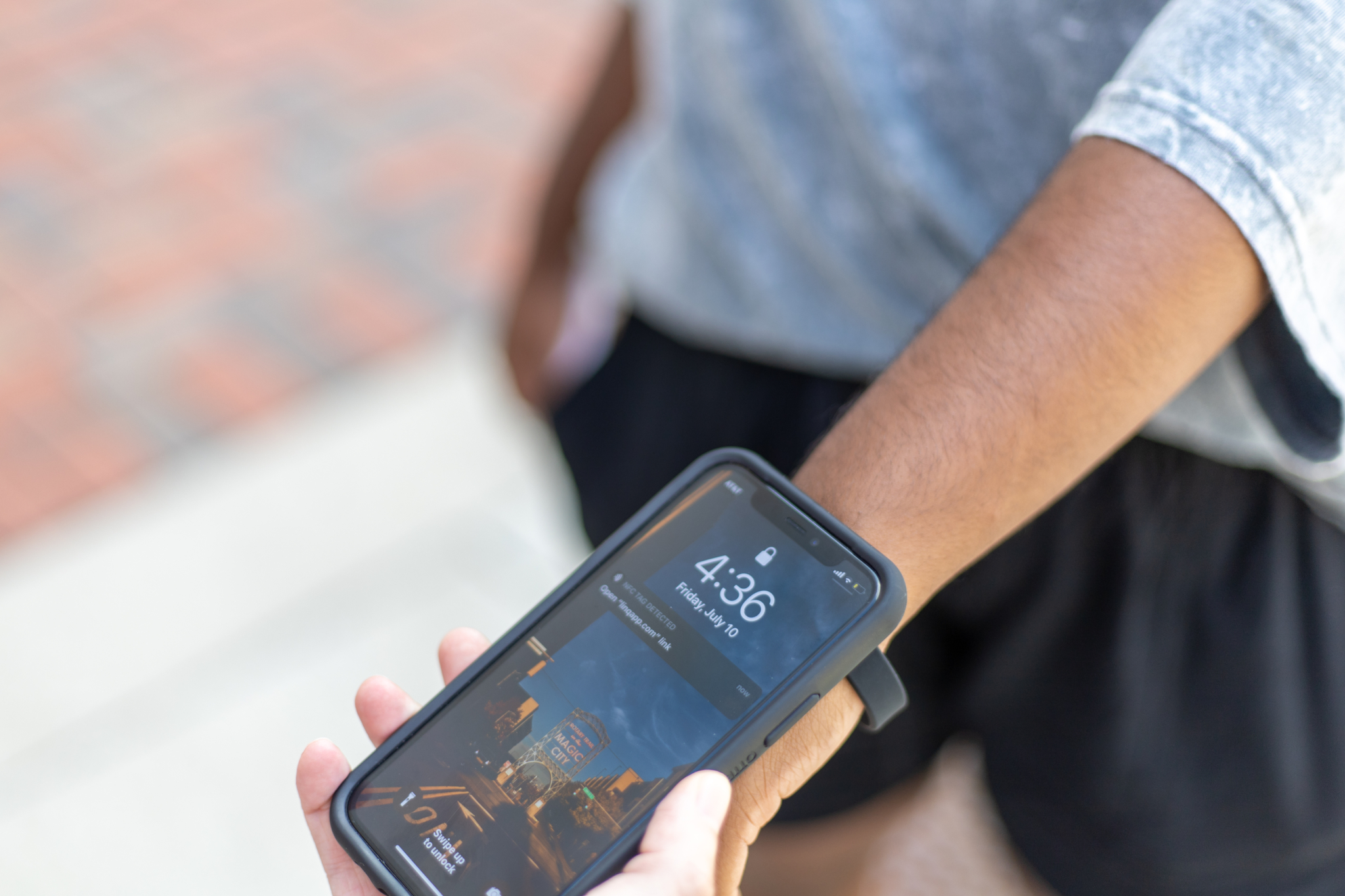 Linq 5706 Local tech startup launches $5 smart bracelet to share Black Lives Matter resources