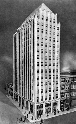 Upcoming Kelly Hotel in historic Birmingham building set to open Spring 2021 3 Protective Life Bldg postcard sm Upcoming Kelly Hotel in historic Birmingham building set to open Spring 2021