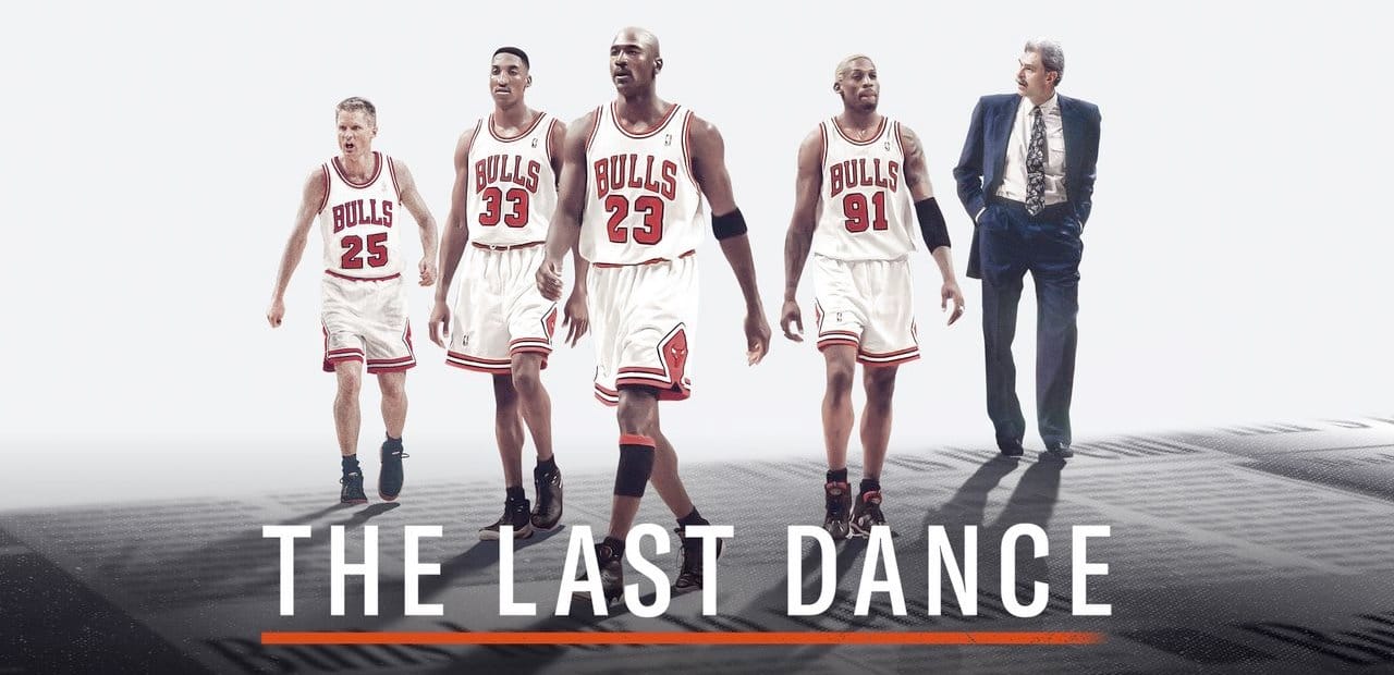 The Last Dance is a doc on ESPN featuring Michael Jordan's last championship year with the Chicago Bulls