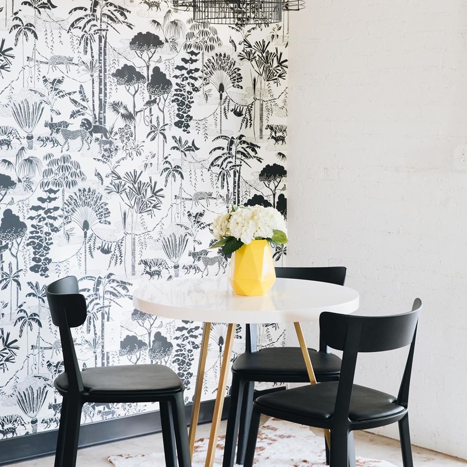 Arcadia Salon 2 The writing is on the wall(paper) for this rising interior design trend