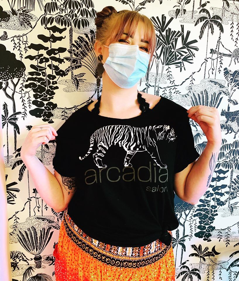 Arcadia Salon The writing is on the wall(paper) for this rising interior design trend