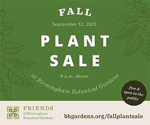 Birmingham Botanical Gardens Fall Plant Sale 2020