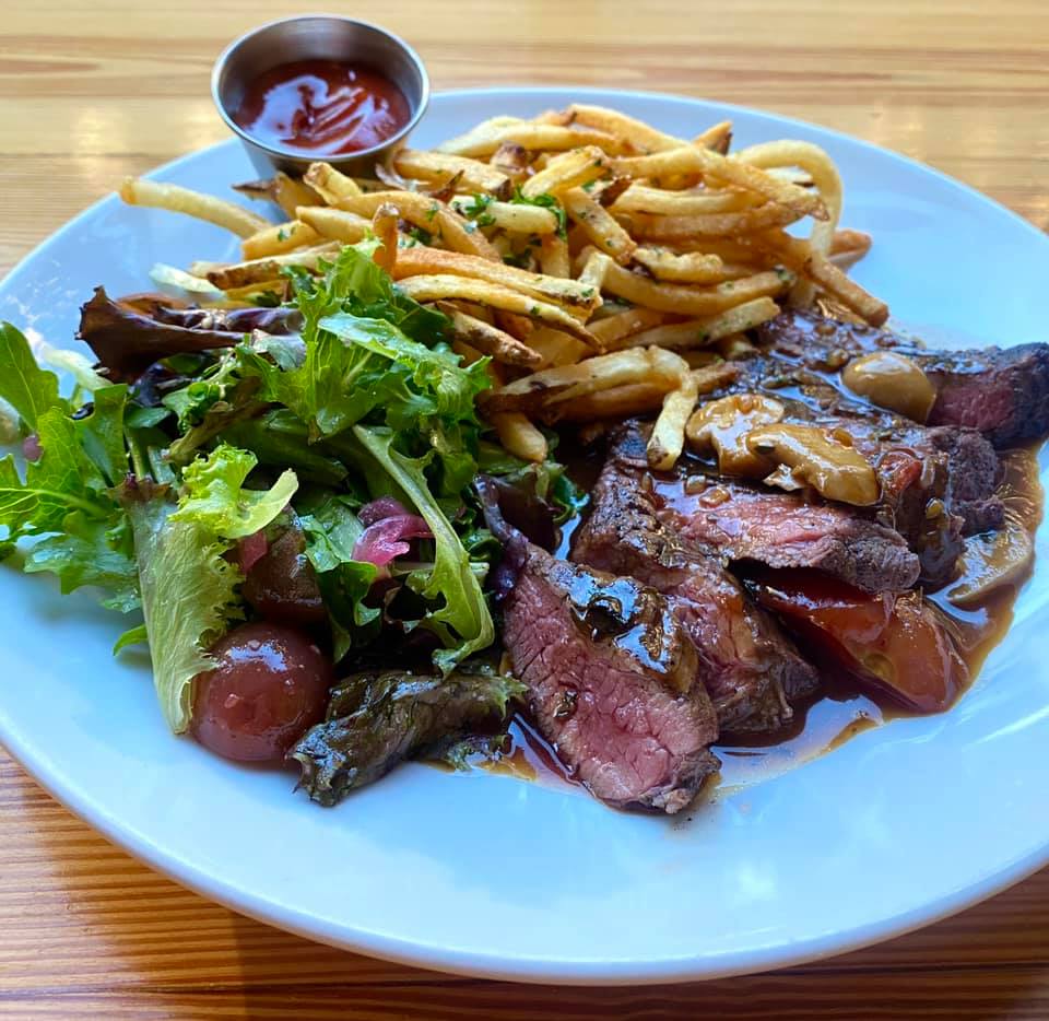 Bistro Two Eighteen 20th St. block closed off for "Eat in the Streets" Aug. 21-22—live music, movies + food