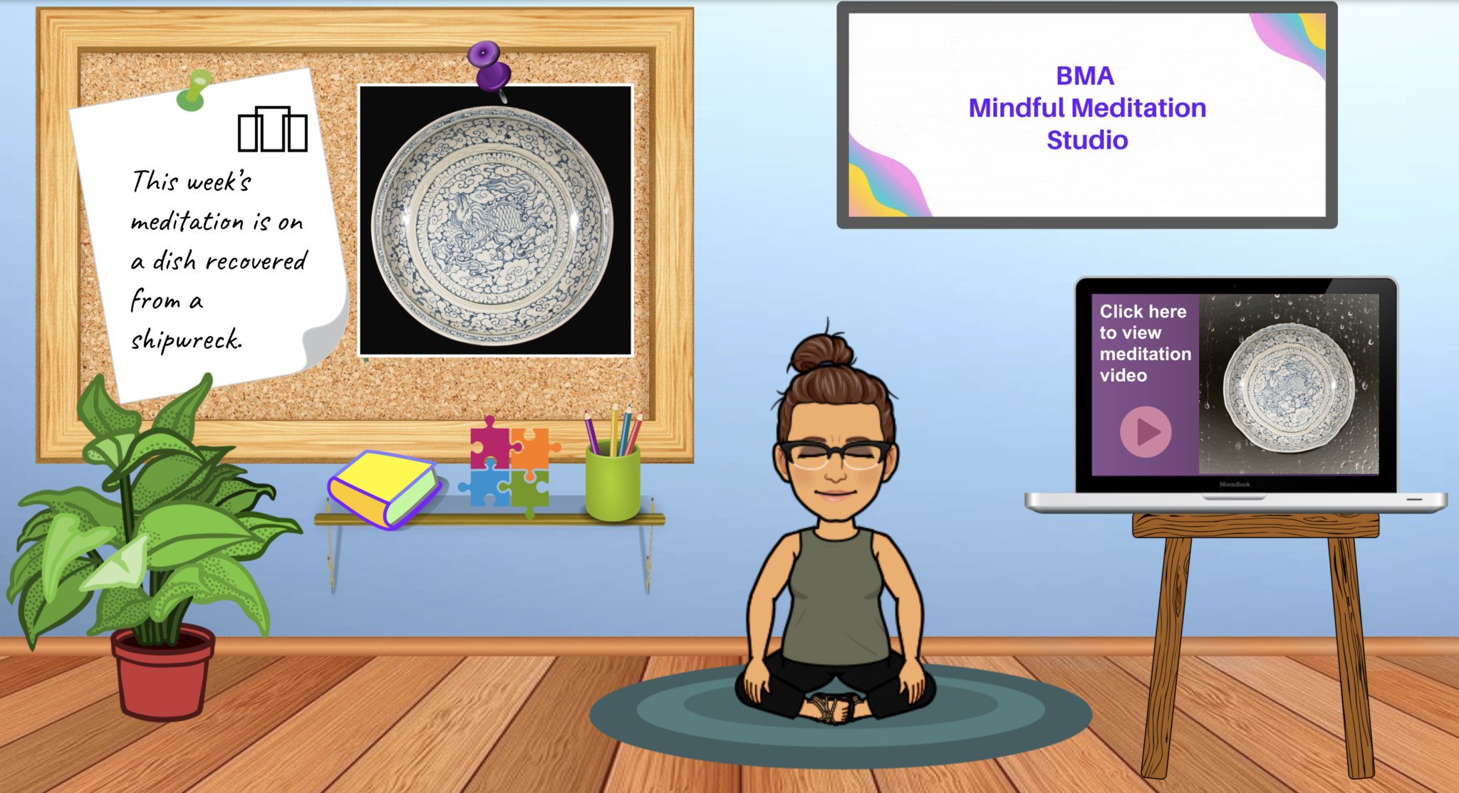 Bitmoji Meditation Studio dish 1 Incredible virtual resource will aid local educators this school year