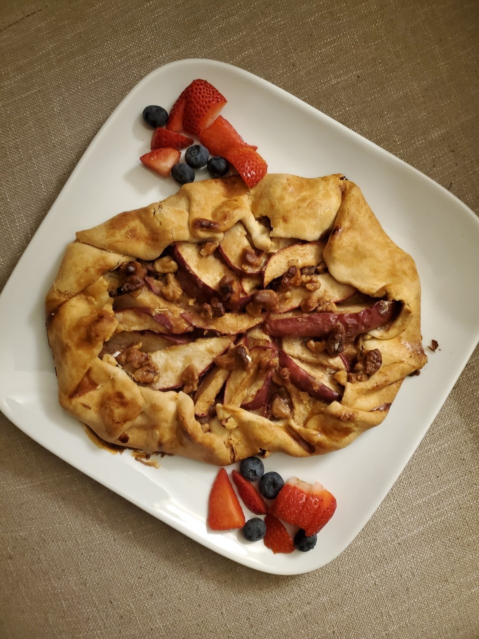 apple galette Where to go apple picking around Birmingham + the easiest apple galette recipe ever
