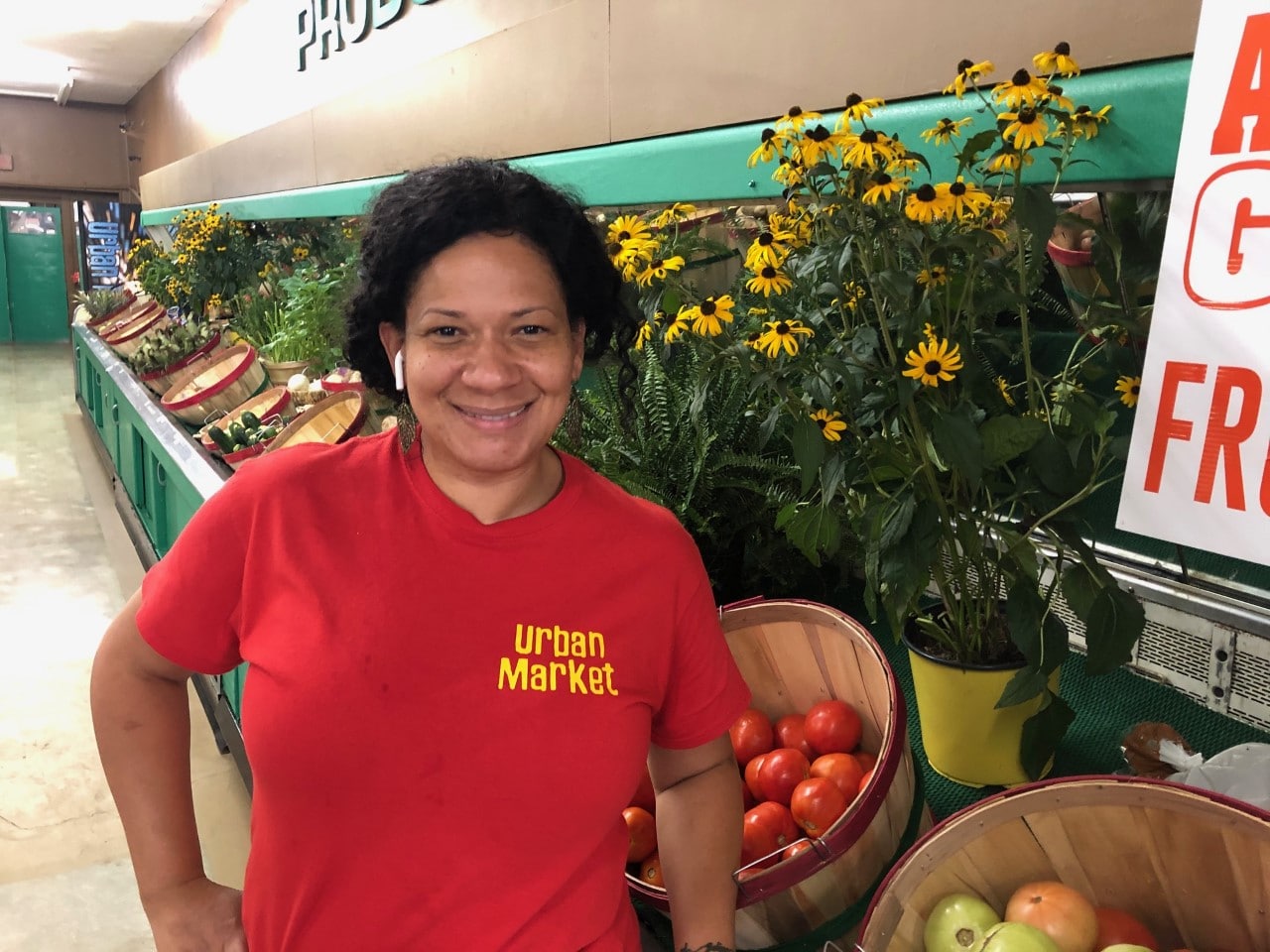 Urban Market Discount Foods owner Mara Allen