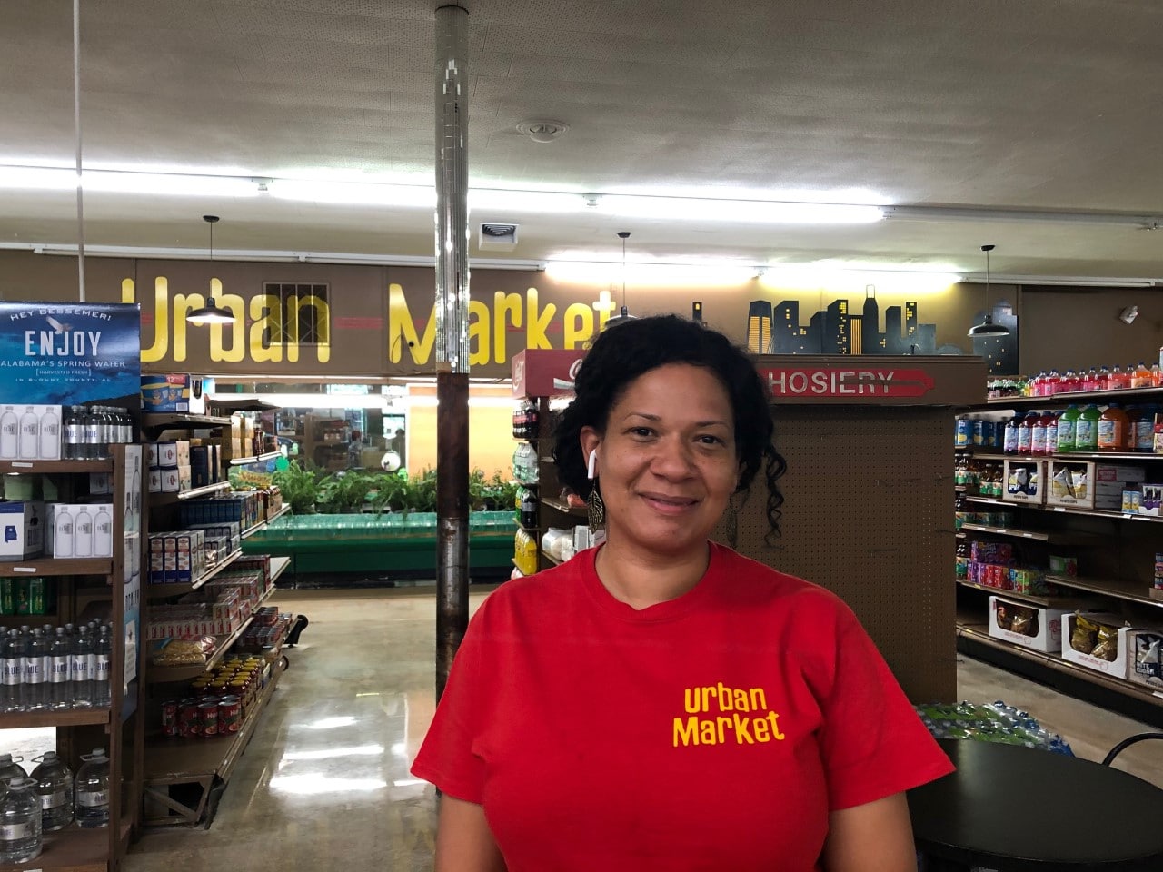 Mara Allen at Urban Market Discount Foods
