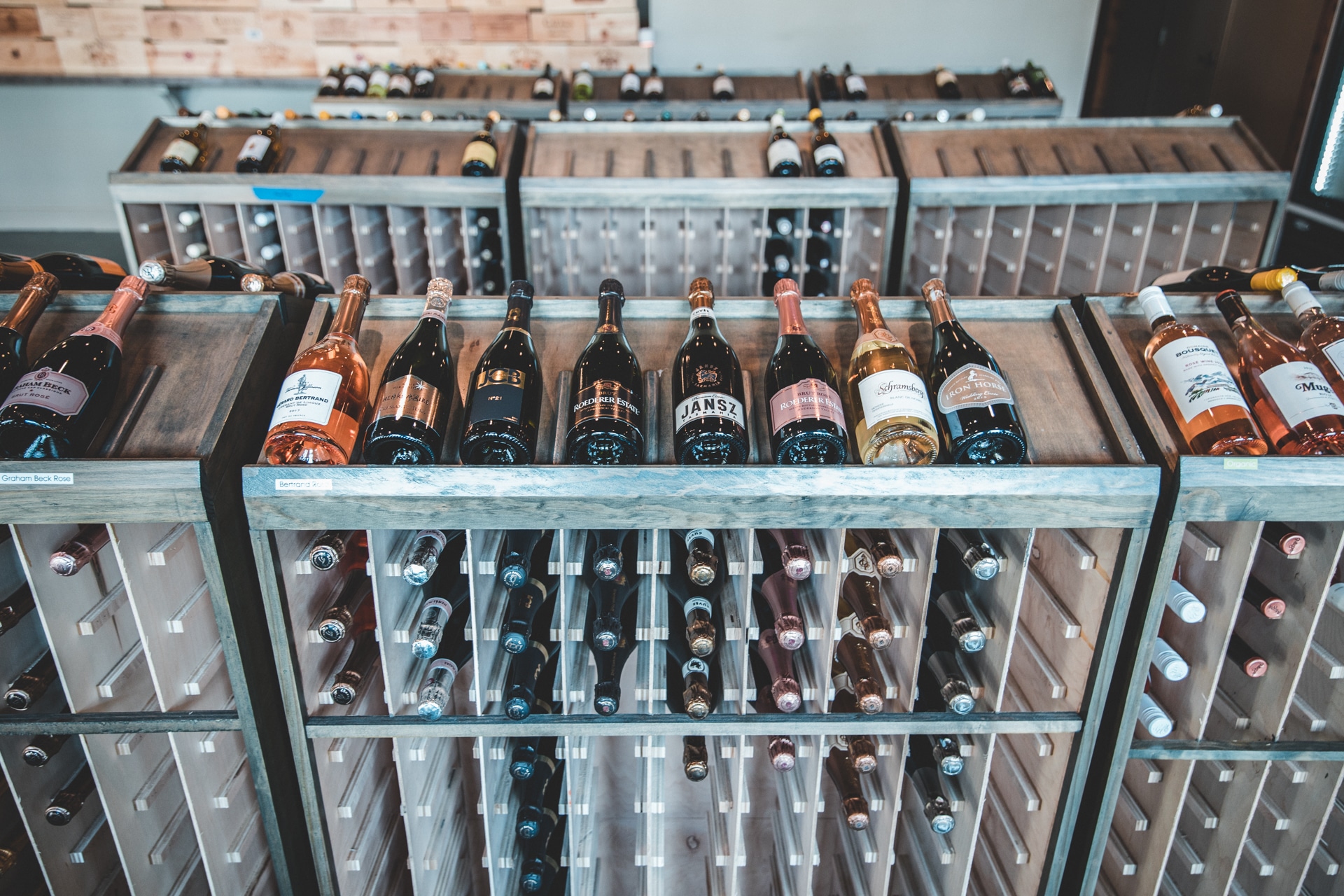 Sneak peek Red or White, the new wine shop inside the old V. Richards