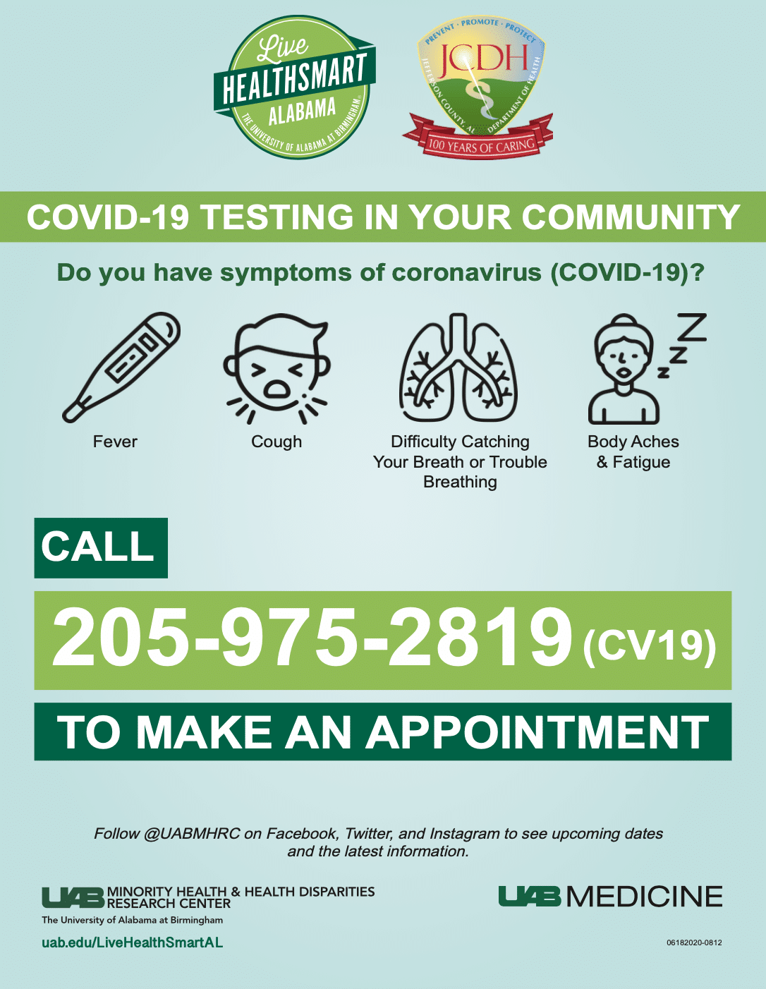 COVID testing in the community