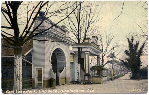 East Lake Park postcard 1911 Exploring Birmingham's Huffman neighborhood, including 2 yummy restaurants