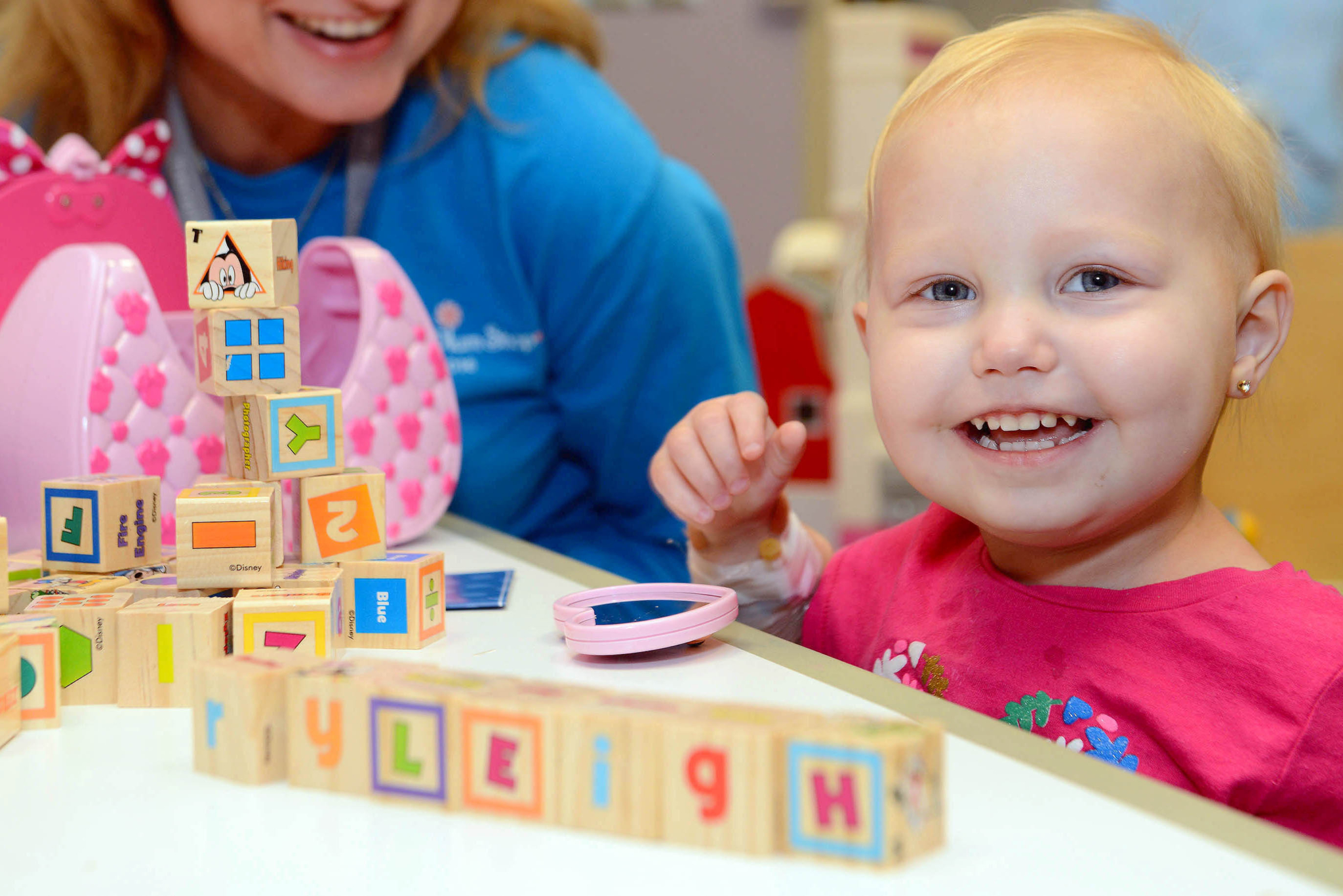 Touch lives every day with a nursing career at Children's of Alabama 8 A small patient at Children's with a nurse.