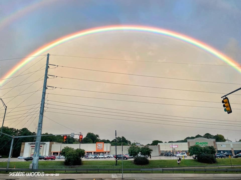 Rainbows Hoover Kellie Woods Did you see the rainbow over Birmingham yesterday? It was awesome. (9 photos)