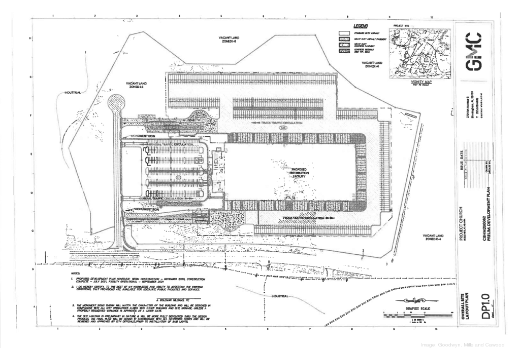 project church site plan Bessemer's Amazon facility could be expanding—meet "Project Church"