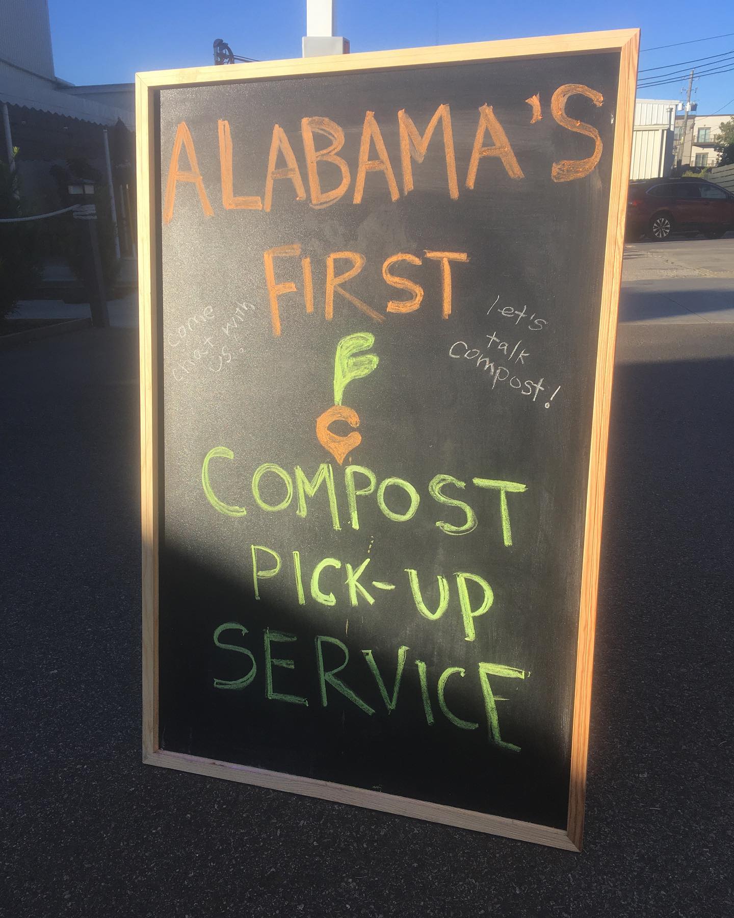 122469488 134660138392268 2438844546856936220 o Pick-up for compost in Birmingham? Yeah—we have that now + it's the first in the state