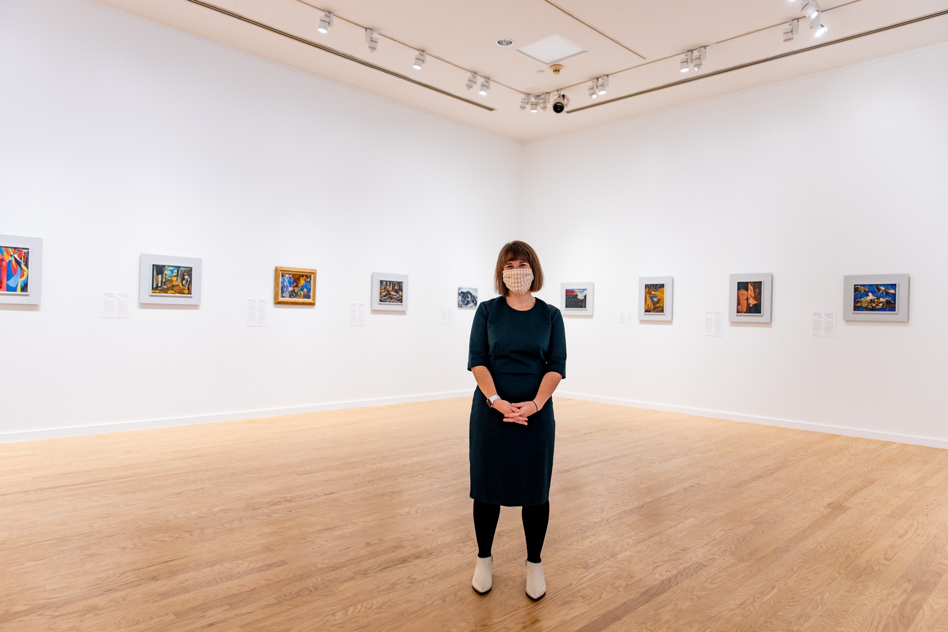 Kate Crawford, curator of  Jacob Lawrence: The Struggle