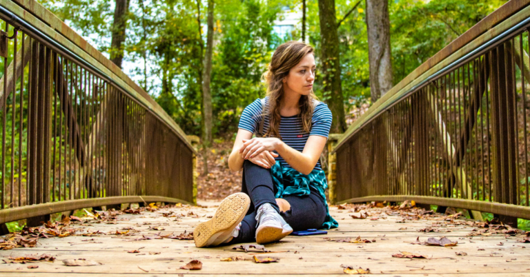 woman at Jemison Park