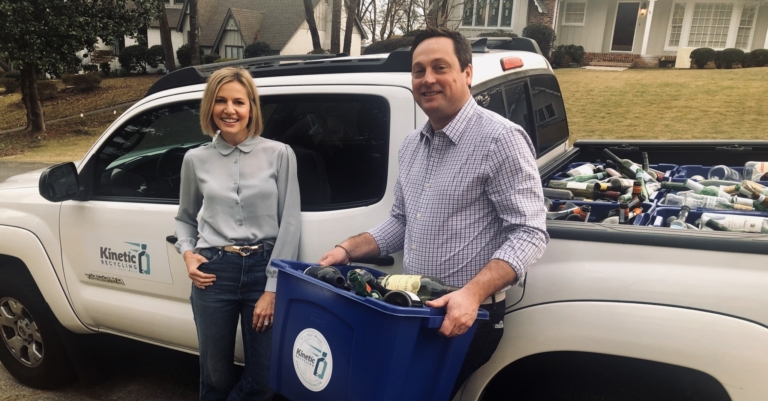 Got glass? Kinetic offers on demand curbside glass recycling service