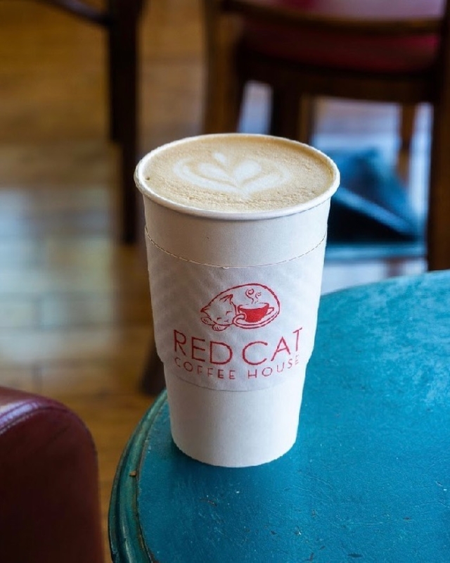 Latte from Red Cat Coffeehouse