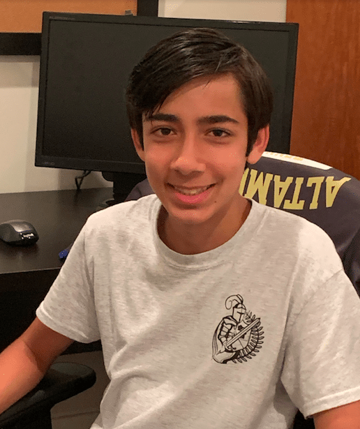 Wesley Sudarshan, Altamont 10th grader