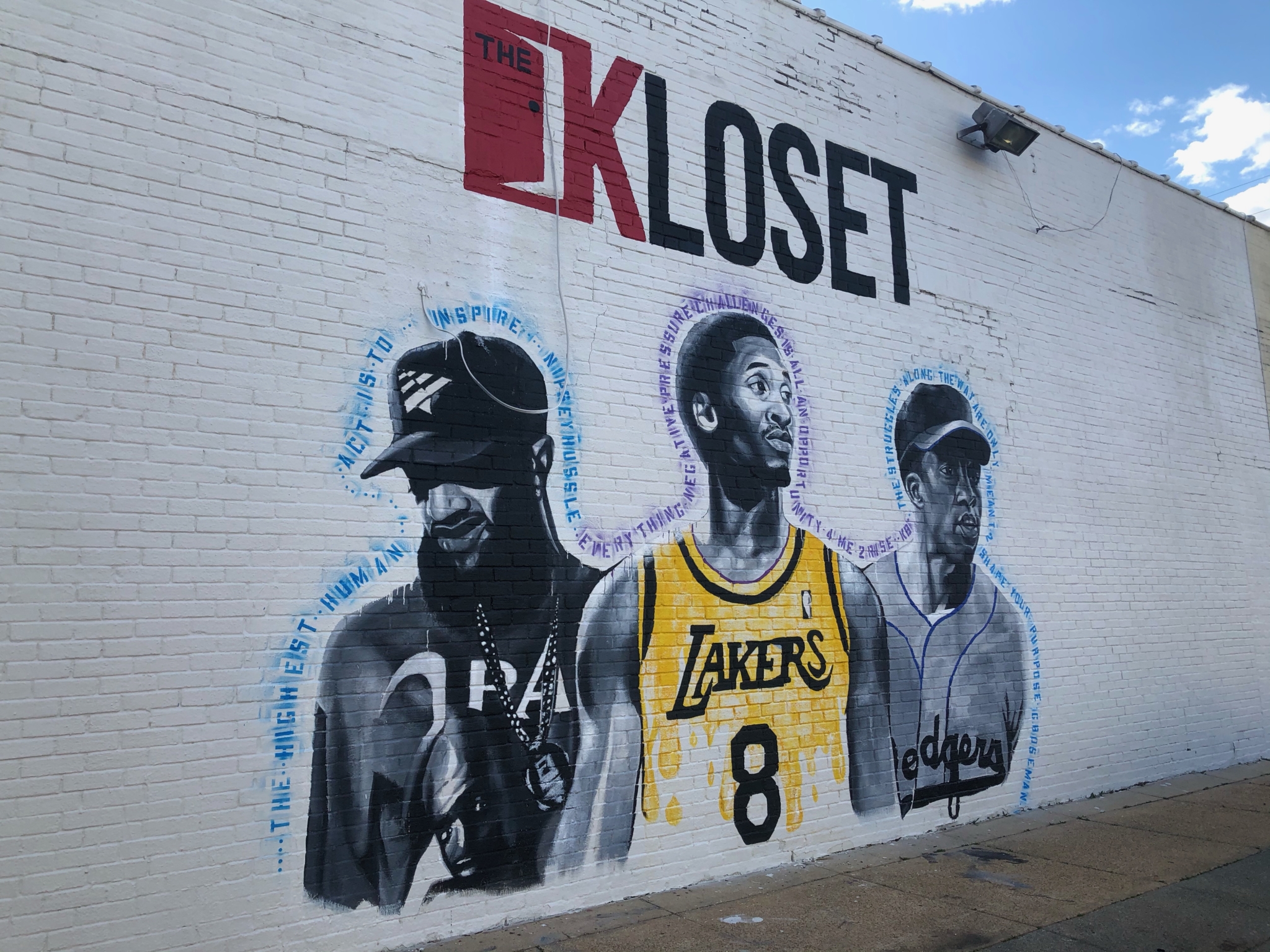 Fairfield's new mural with Nipsey Hussle, Kobe Bryant and Chadwick Boseman