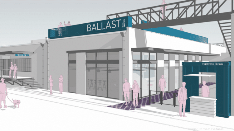 New office development is coming to the Innovation District 2 Rendering of Ballast at the Switch