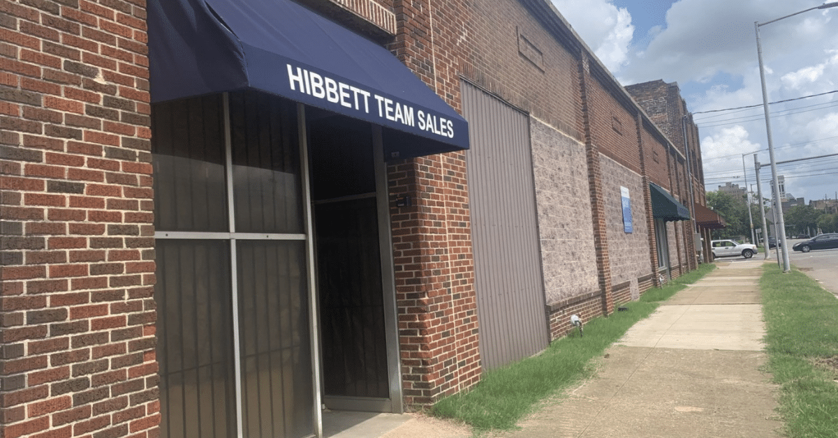 Former Hibbett Team Sales Building - new office development
