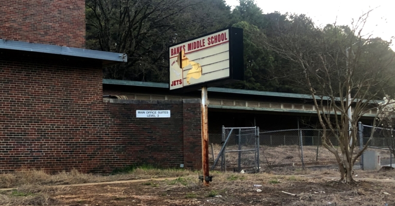 The old Banks High School is slated for demolition