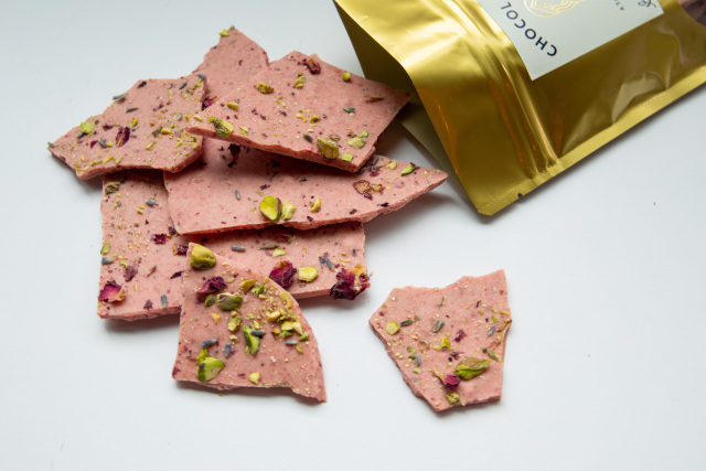 Goddess Bark chocolate - floral products in Birmingham