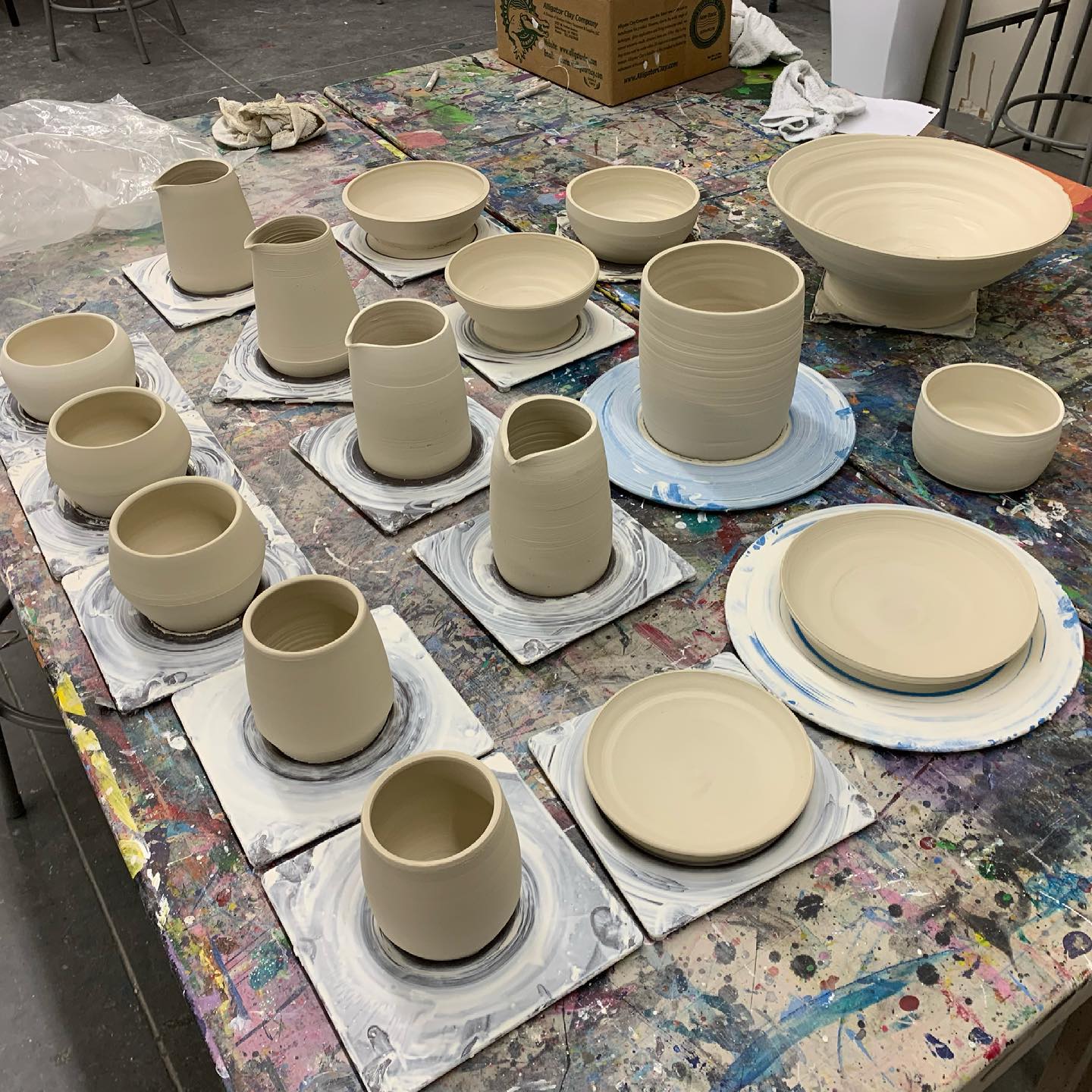 5 spots offering workshops and art classes in Birmingham now 14 Various pottery creations from Sips N Strokes