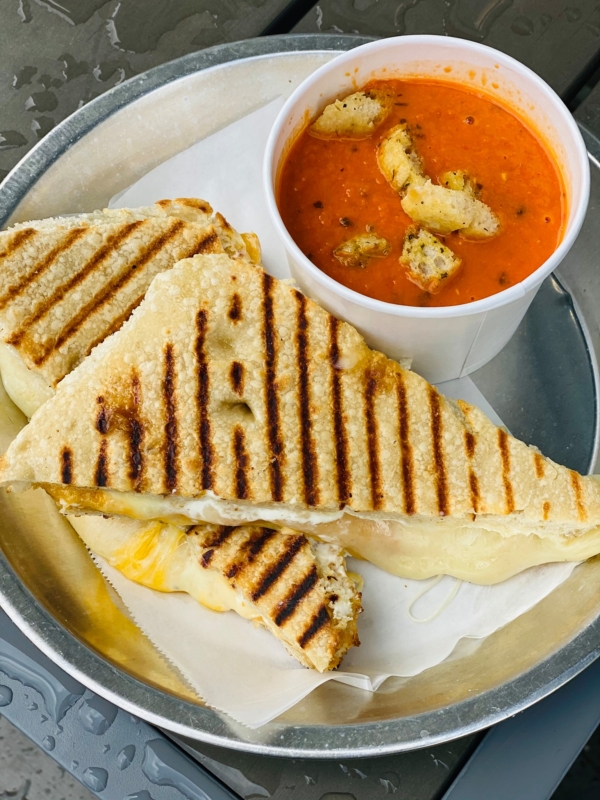 Crestline Bagel Company grilled cheese