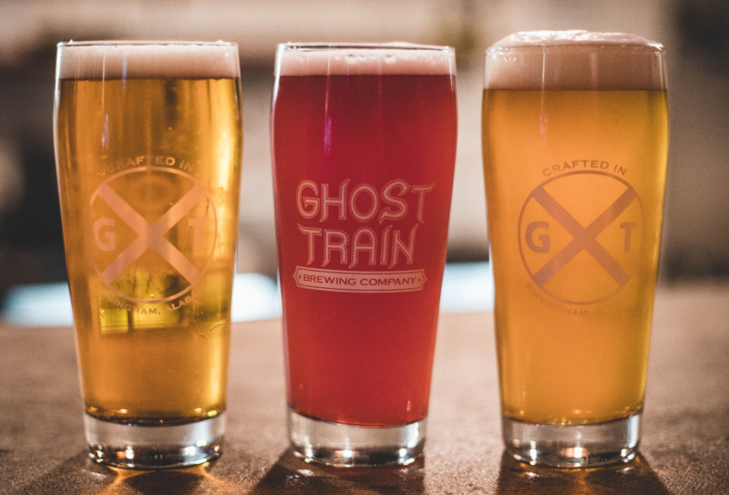 Three beers from Ghost Train - Birmingham breweries