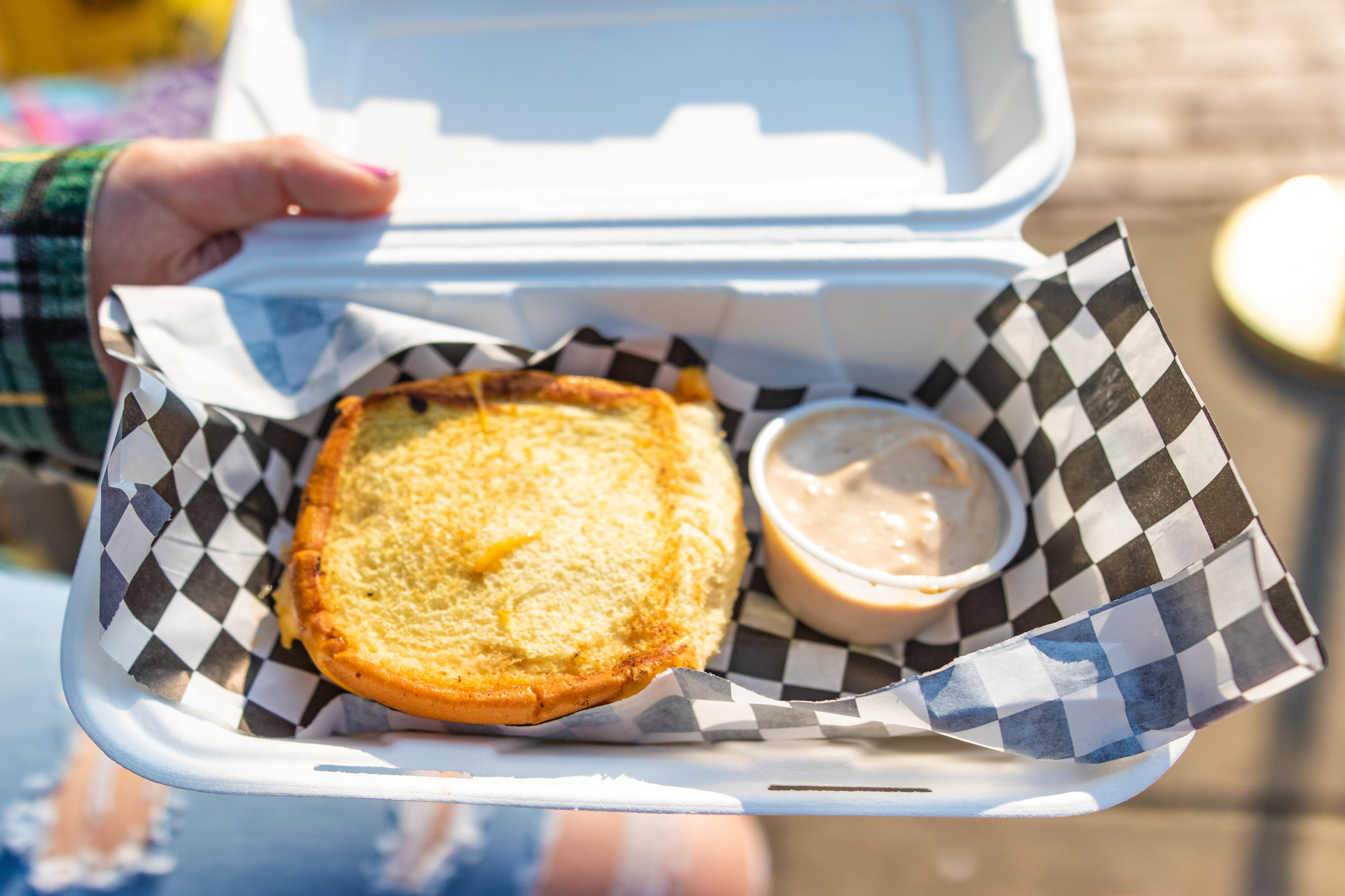 Jack Brown's grilled cheese