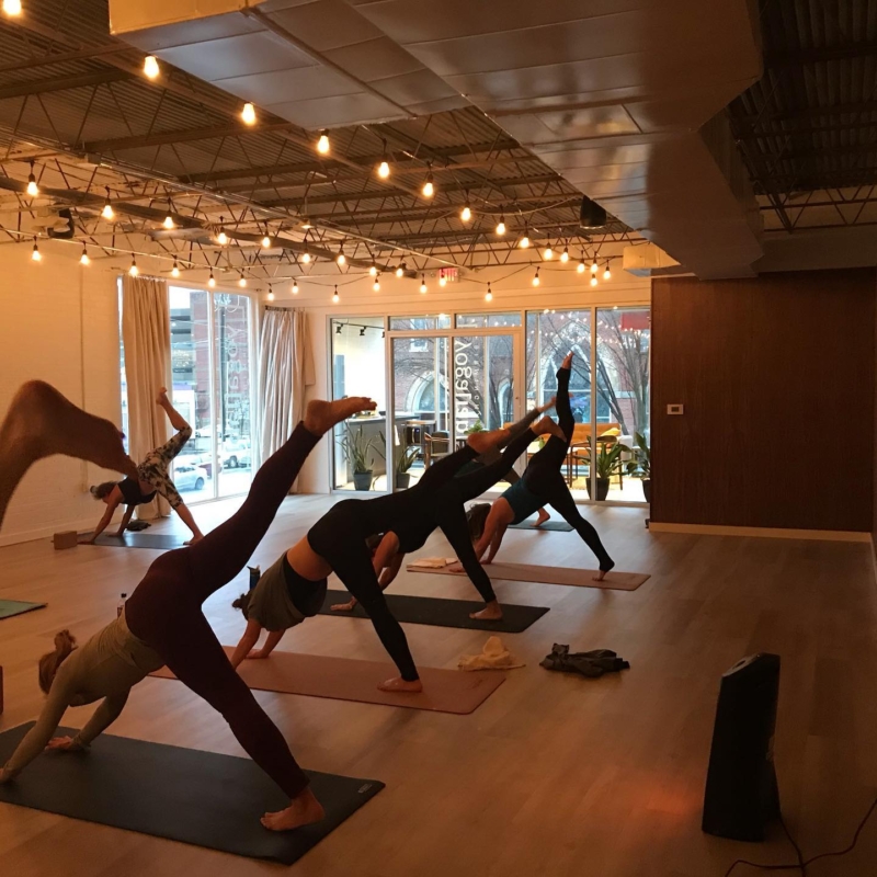 Yoga Lab yoga class