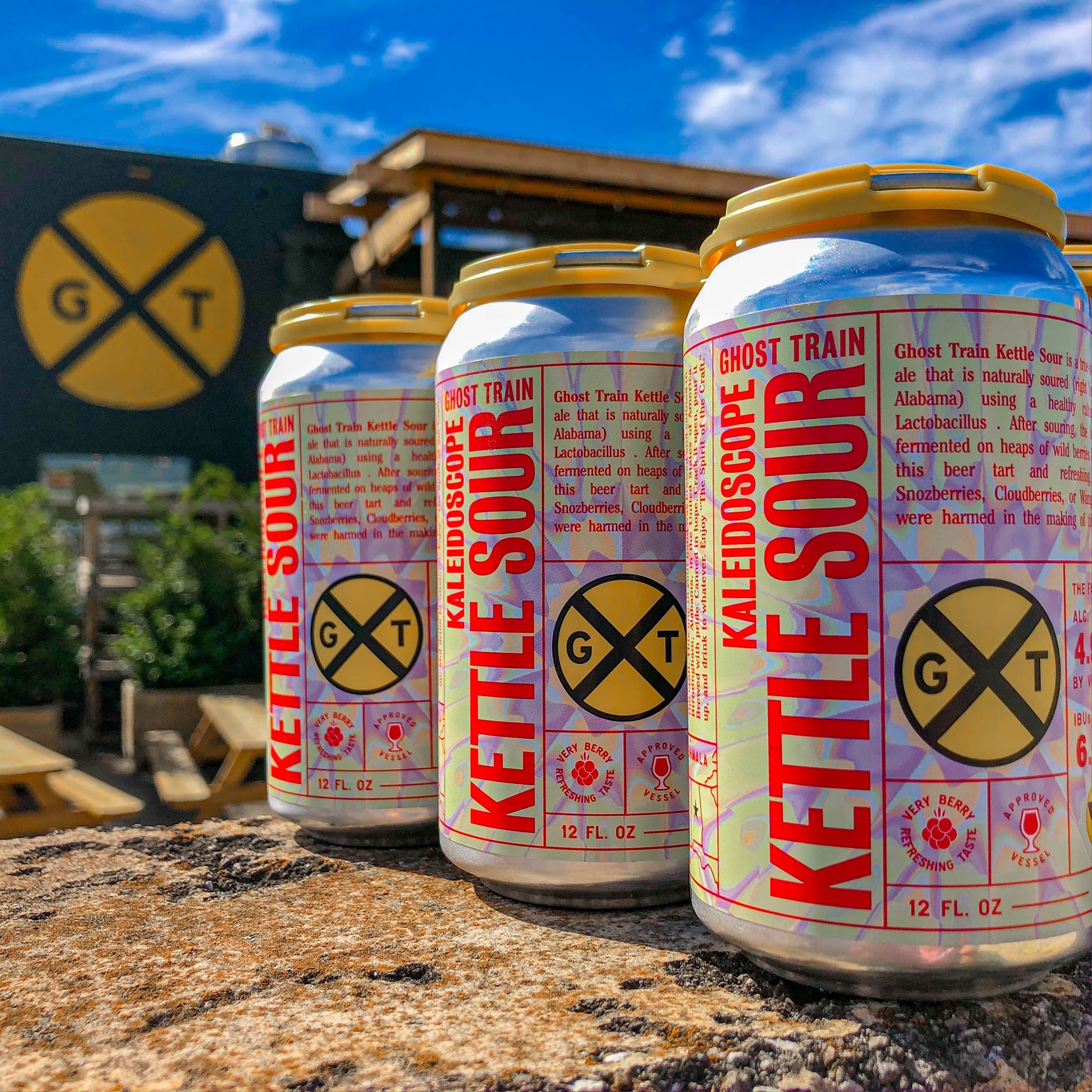 six-pack of Ghost Train Brewing's Kaleidoscope Kettle Sour