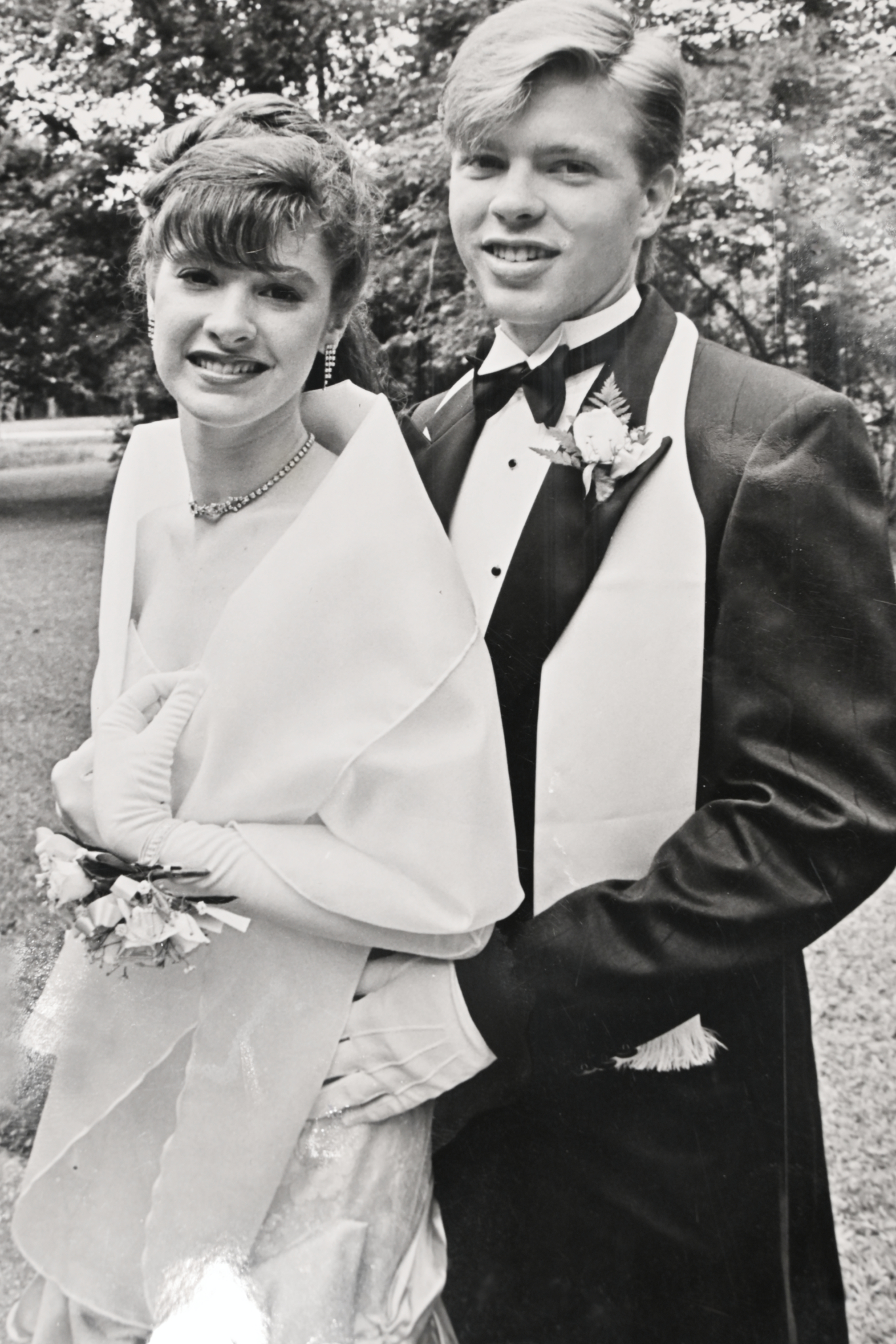Kristina and Darrell O'Quinn at their prom when they were 18 years old. Photo courtesy of Kristina O'Quinn.