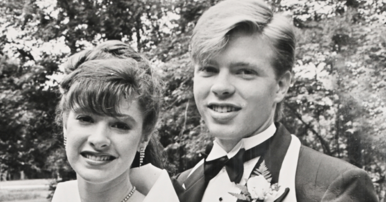 Kristina and Darrell O'Quinn at their prom when they were 18 years old. Photo courtesy of Kristina O'Quinn.