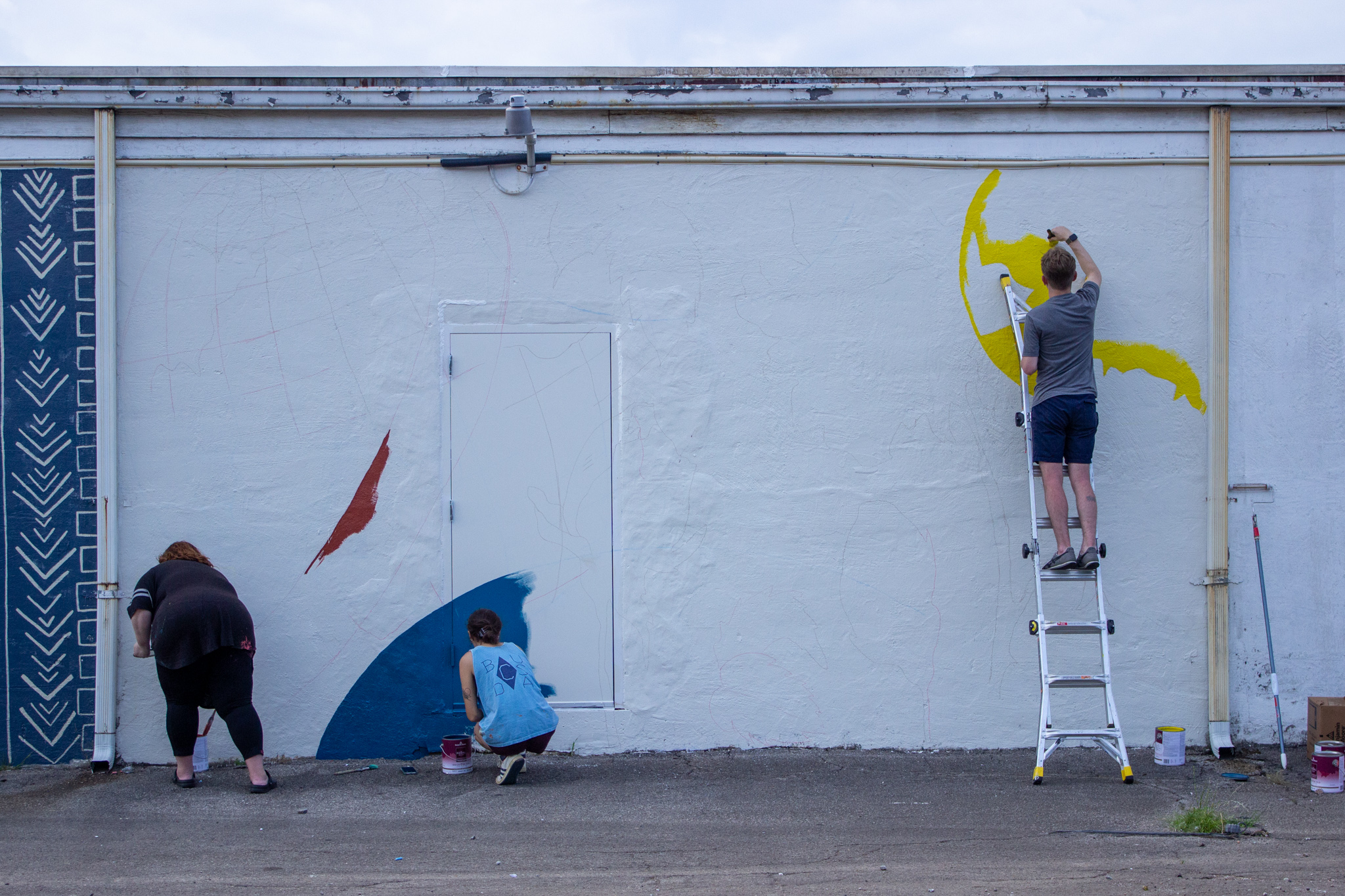 New mural alert! Photo by Libby Foster fot Bham Now.