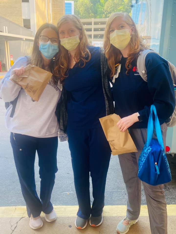 These twin redheads love nursing—find out why 6 The Aycock Twins and a friend